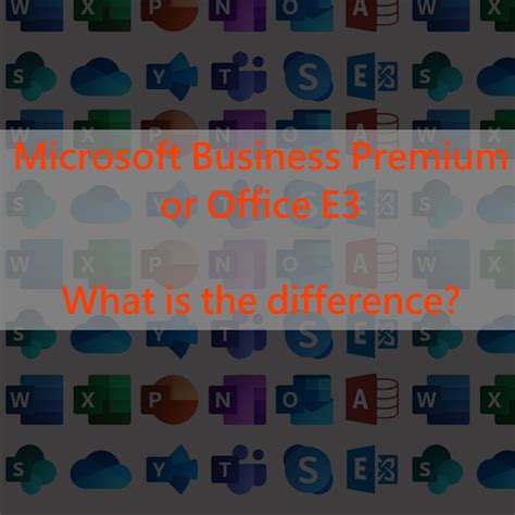 Office 365 E3 to Business Premium : r/msp .
